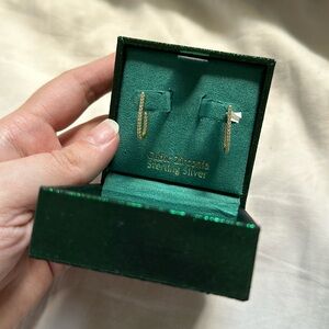 Cubic Zirconia Sterling Silver earrings